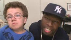 50 Cent does lip sync duet with YouTube star Keenan Cahill