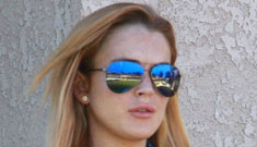 Lindsay Lohan spends entire day out of rehab at home,   does photoshoot next day