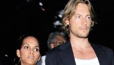 Halle Berry and Gabriel Aubry go to a Stevie Wonder concert