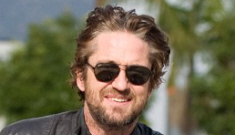“Gerard Butler spent the holidays trolling for strange   on his motorcycle” links