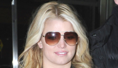 Jessica Simpson is spending her engagement at the bottom of a bottle