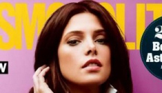 Ashley Greene gets her fameho boob out for the cover of Cosmo