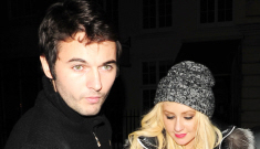 Christina Aguilera is loved up in London with Matt Rutler