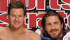 Mark Wahlberg & Christian Bale’s bizarre Photoshopped Sports Illustrated cover