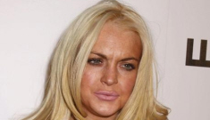 Does Lindsay Lohan have a stalker, or is this some elaborate crack hustle?