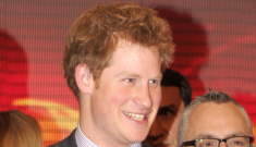 Prince Harry openly flirts with an attractive German actress
