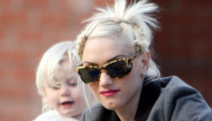 Gwen Stefani spends quality time with Zuma & his little red car
