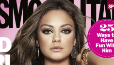 Mila Kunis in Cosmo: “Looks go, they fade. I don’t think looks matter”
