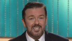 Ricky Gervais responds to the controversy: was he trying to get fired?