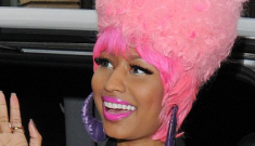 Nicki Minaj’s pink & purple ensemble: trashy, tacky or just hilarious?
