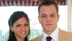 Matt Damon and his wife Luciana welcome baby daughter Gia Zavala