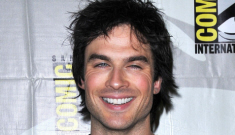 Ian Somerhalder: “I can write with absolutely perfect penmanship with my feet”