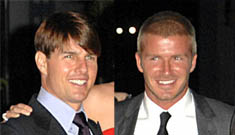 Tom Cruise gets diet tips from David Beckham