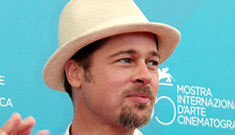 Brad Pitt maybe jokes that he’ll have 2 more kids by next year
