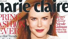 Nicole Kidman in Marie Claire UK: “Well, I move my forehead, I frown”