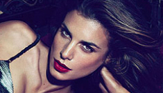 Elisabetta Canalis appears in a new Cavalli ad: total mess or just fine?