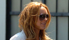Lindsay Lohan supposedly cleaned up her act