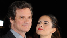 Should Colin Firth’s wife Livia rethink her biscuit-flashing sculptural dress?