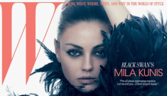 Mila Kunis in W Mag: “I was never raised to think that I was pretty”
