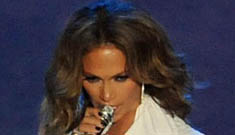 JLo flashes some skin