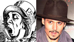 Johnny Depp is Tim Burton’s Mad Hatter