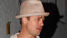 Brat Pitt in Berlin German news: goes to Doctor, late dinner with cast