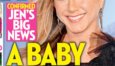 Jennifer Aniston’s new OK! cover “A Baby on My Own” looks like a repeat