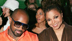 While Janet Jackson was hospitalized, boyfriend Jermaine Dupri partied