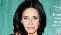 Courteney Cox on Harper’s Bazaar: ridiculously jacked, or just fine?