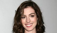 Anne Hathaway douses herself in perfume to get into character