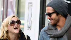 Jake Gyllenhaal and Reese Witherspoon go out for coffee in London