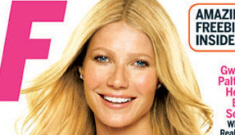 Gwyneth Paltrow covers Self Mag, talks juice fasts, food & her “square butt”