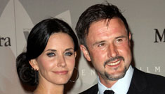 Courteney Cox says David Arquette can’t hug her without getting a boner
