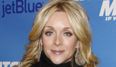 Jane Krakowski gave birth to a son, who is blonde “just like his mother”?