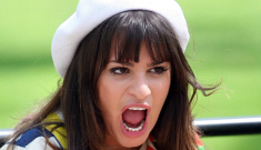 Lea Michele is still pissing off the wardrobe, hair & makeup departments