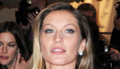 Gisele Bundchen in red McQueen at the Met Gala: gorgeous or bland?