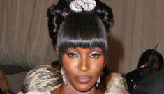 Naomi Campbell in Alexander McQueen at the Met Gala: hilarious or…?