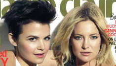 Kate Hudson & a punked-out Ginnifer Goodwin cover Marie Claire: cute?