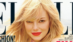 Emma Stone in Elle Mag: “I sucked my thumb until I was 11”
