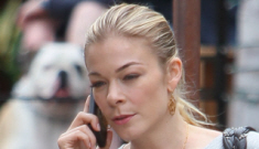 LeAnn Rimes does a photo-op with her stepson Mason, denies sex tape claims