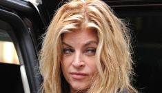 Kirstie Alley thinks she has a 22-inch waist, just like Megan Fox