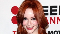 Christina Hendricks finds a flattering dress: gorgeous or not enough boob?