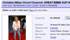Christina Milian is selling her clothes on eBay