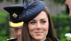 Kate, the Duchess of Cambridge, wears a smart navy suit: lovely or meh?