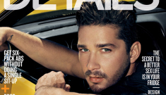 Shia LaBeouf covers Details Mag, admits that he hooked up with Megan Fox