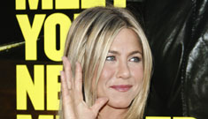 Jennifer Aniston is taking a year off, if you wondered why she’s not in another romcom