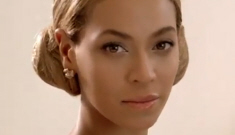 Beyonce’s new music video features lingerie, a tacky gown & a tweaked face
