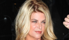 Kirstie Alley in a floor-length purple gown: lovely or tragic?