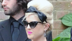 Kelly Osbourne does a tribute beehive for Amy Winehouse’s funeral