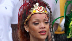 Rihanna is the drunken stripper queen of Barbados   for Kadooment Day